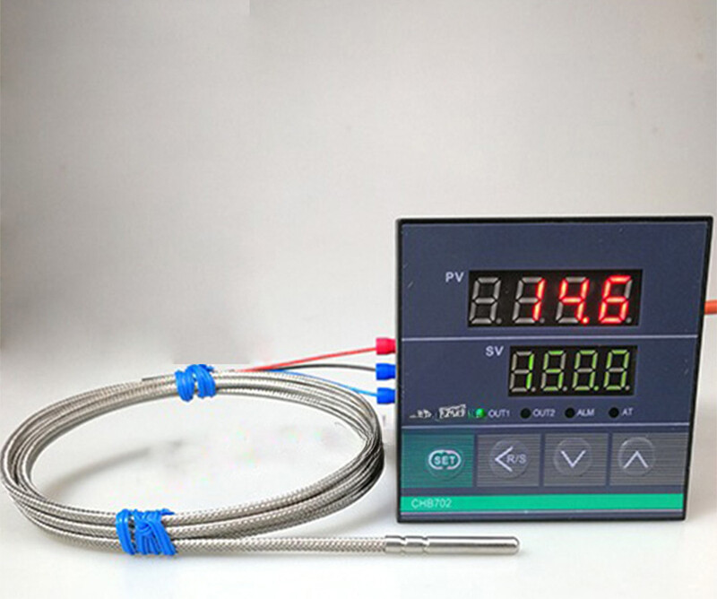 Pt100 high temperature probe type temperature sensor glass fiber insulation