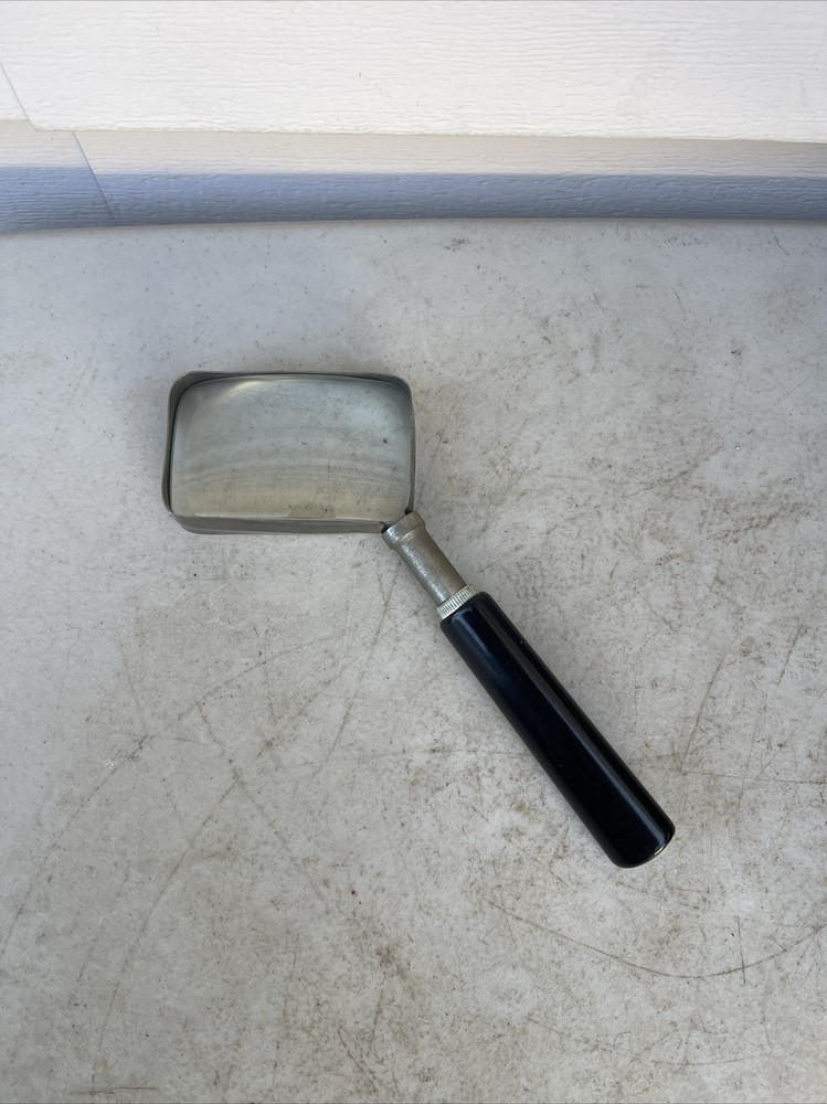 Vintage Rectangular 3x2" Reading Magnifying Glass