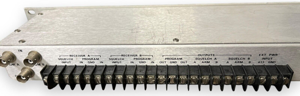 Moseley TPR-2 Receiver Transfer Panel TPR 2 RF BROADCAST GEAR - TESTED!!