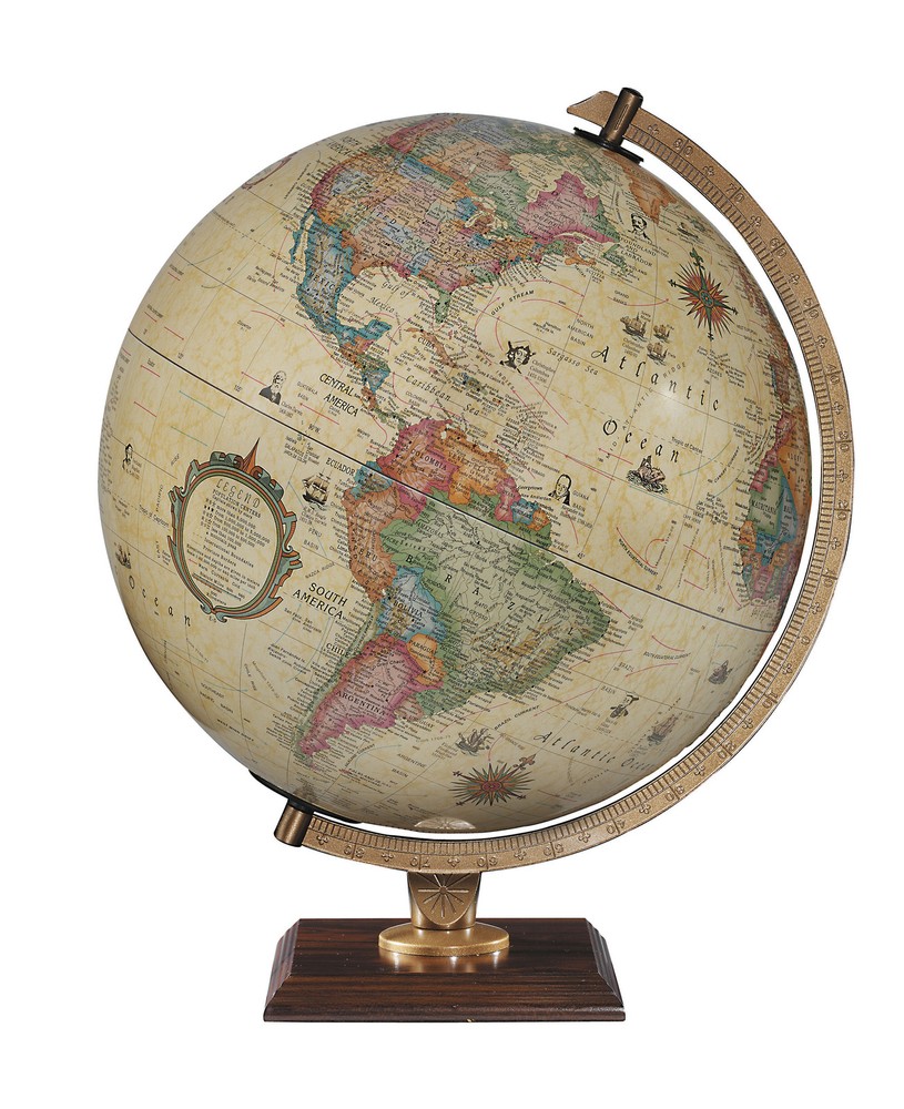 Replogle Carlyle Illuminated 12 Inch Desktop World Globe
