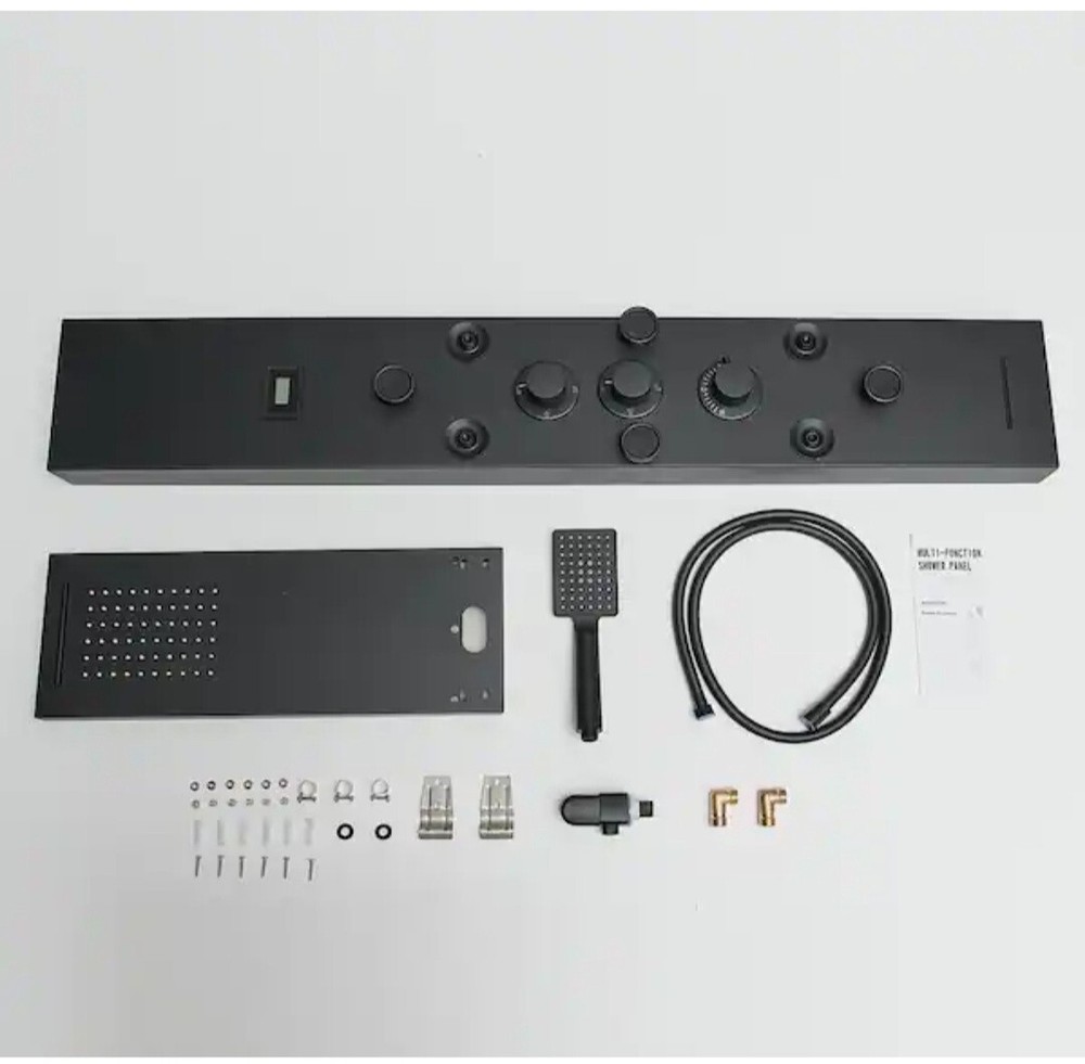 8-Jet Rainfall Shower Tower Shower Panel System with Rainfall Waterfall...