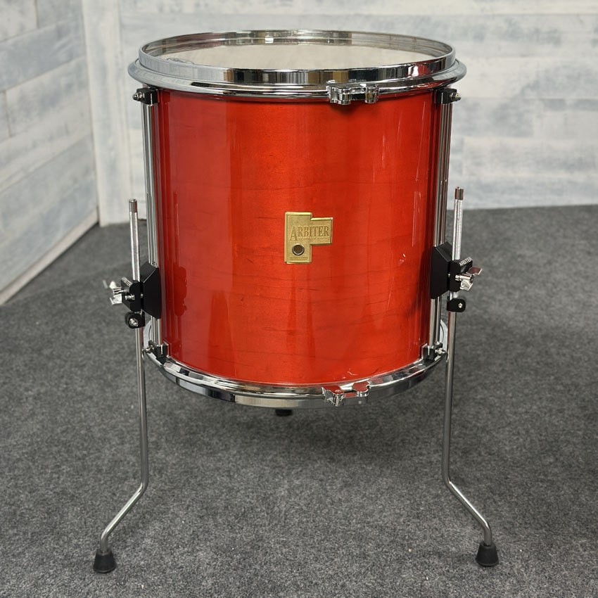 Used Arbiter 5pc Drum Set Cherry Wood - Good