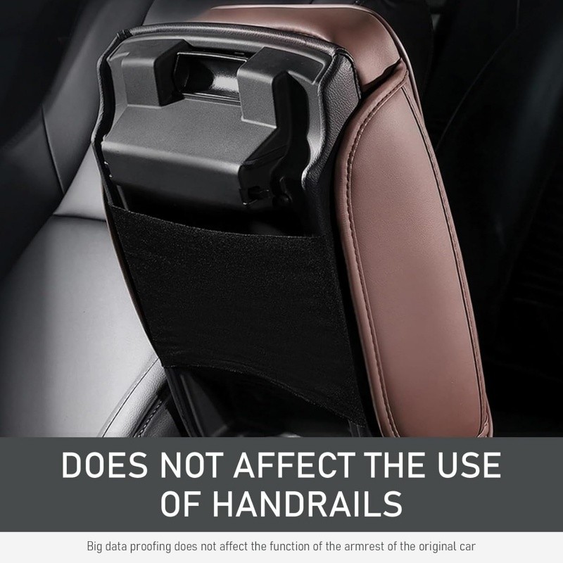 Universal Car Armrest Cushion Auto Center Console Cover Pad with Storage Pocket