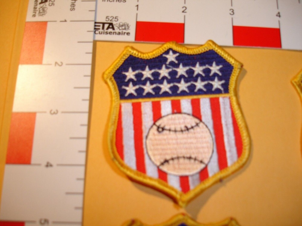 Baseball patch base ball patch American flag