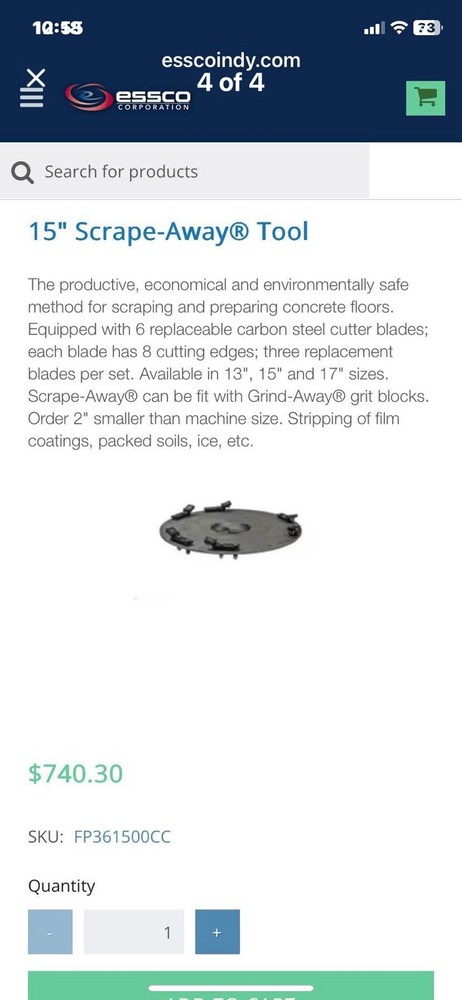 Floor Tool Scrape Away