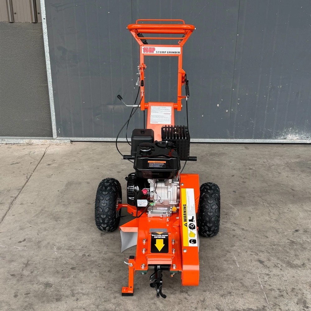 15HP Stump Grinder, Gas Powered Tree Stump Cutter with B&S Engine for Farm