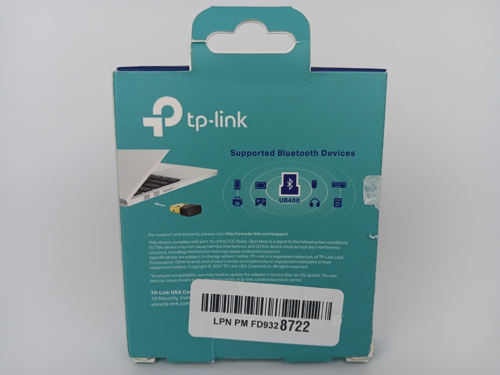 TP-LINK UB400 Bluetooth 4.0 Nano USB Adapter