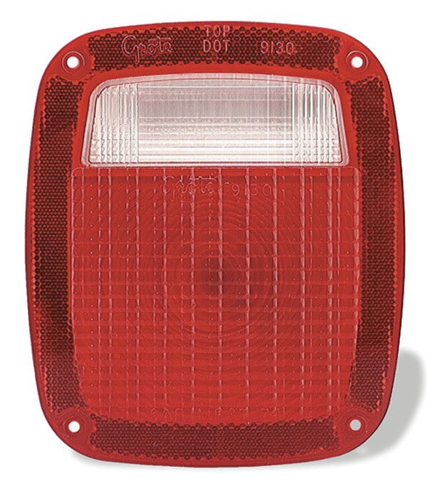Grote 91302 Red Stop Tail Turn Replacement Lenses