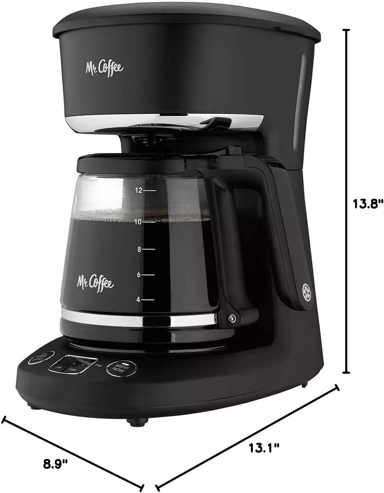 ® 12-Cup Programmable Coffeemaker, Brew Now or Later