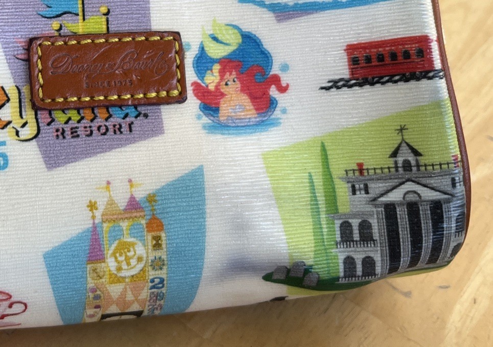 Disney x Dooney & Bourke Disneyland Retro Attractions 7” Crossbody Barrel Purse!