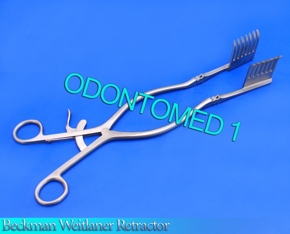 Beckman Weitlaner Retractor 12" 7x7 SHARP Surgical Instruments