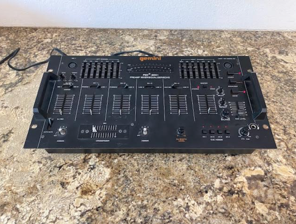 Gemini PMX-3001 PREAMP MIXER EQUALIZER ECHO -PARTS