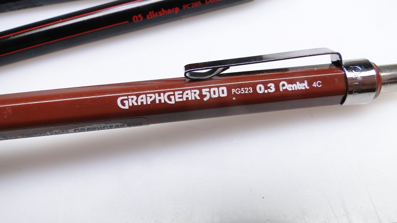 5 Pentel Mechanical Pencils Graph Gear Film Clicsharp Pencil Lot