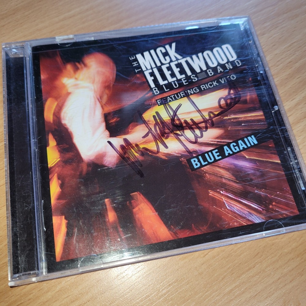 MICK FLEETWOOD - BLUE AGAIN - SIGNED CD