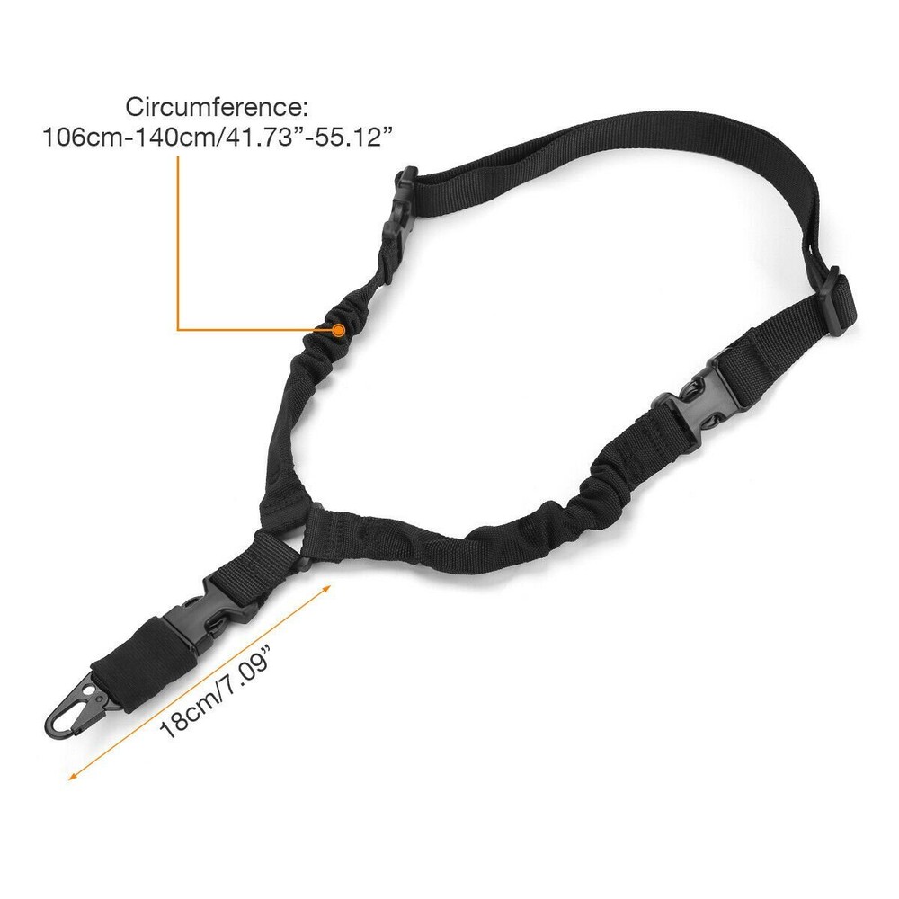 Single Point Sling Bungee Gun Strap & MLOK Quick Release QD Sling Swivel Adaptor
