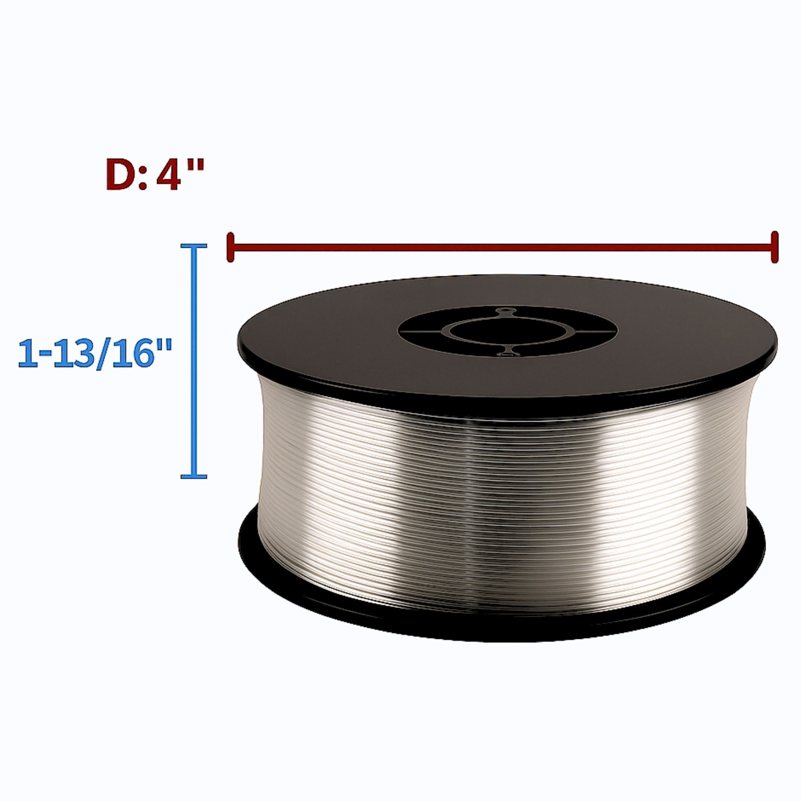 ER4043 Mig .035" Aluminum Welding Wire 1-LB Roll (Made in North America) 5-Pack