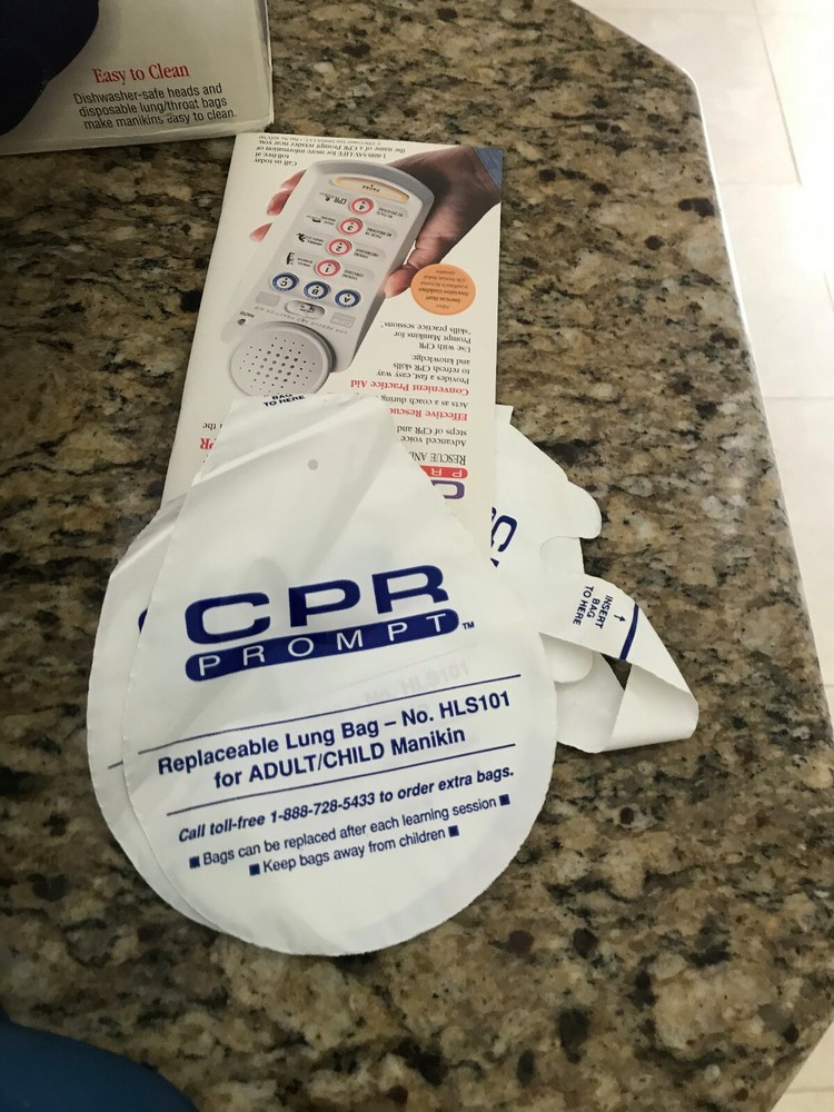 Training CPR  Manikin Home Learning System - BLUE Open box