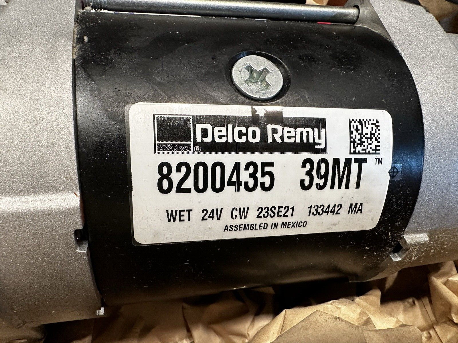 2021 NEW DELCO REMY 39MT 24V STARTER MOTOR 8200435 OEM