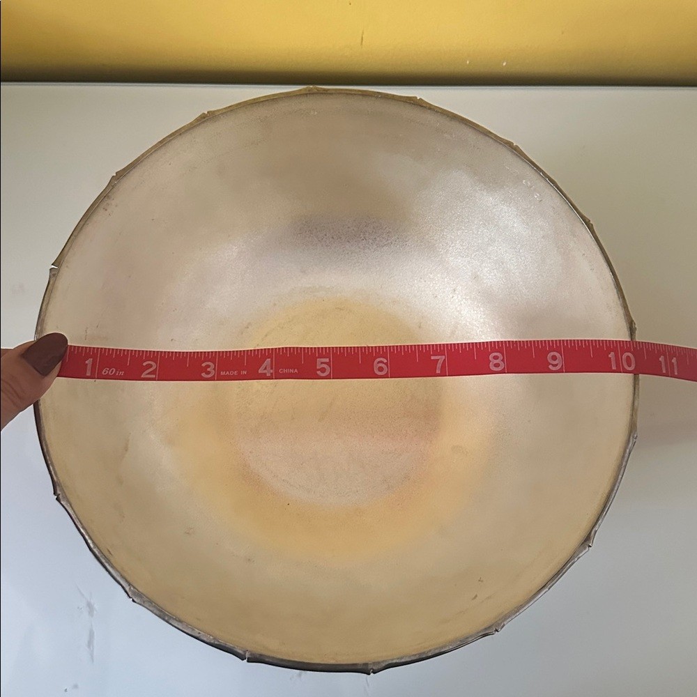 Godinger Silver Plate Decorative Large Fruit Bowl with Flower and Bird Design