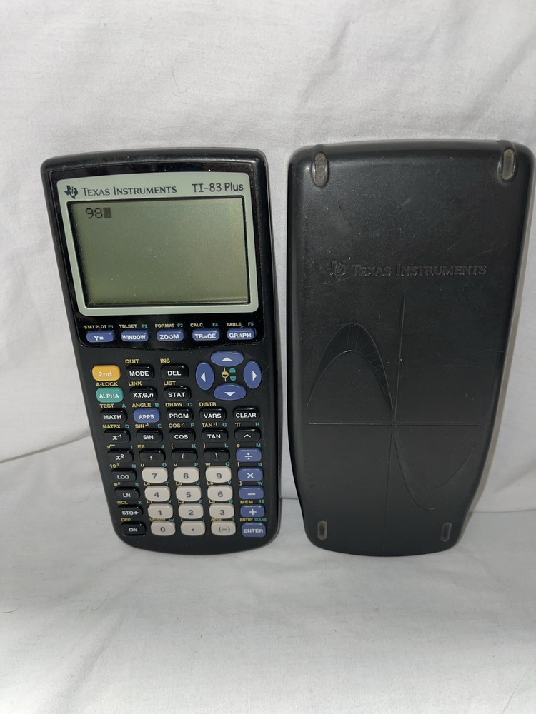 Texas Instruments TI-83 Plus Graphing Calculator Tested & Working!