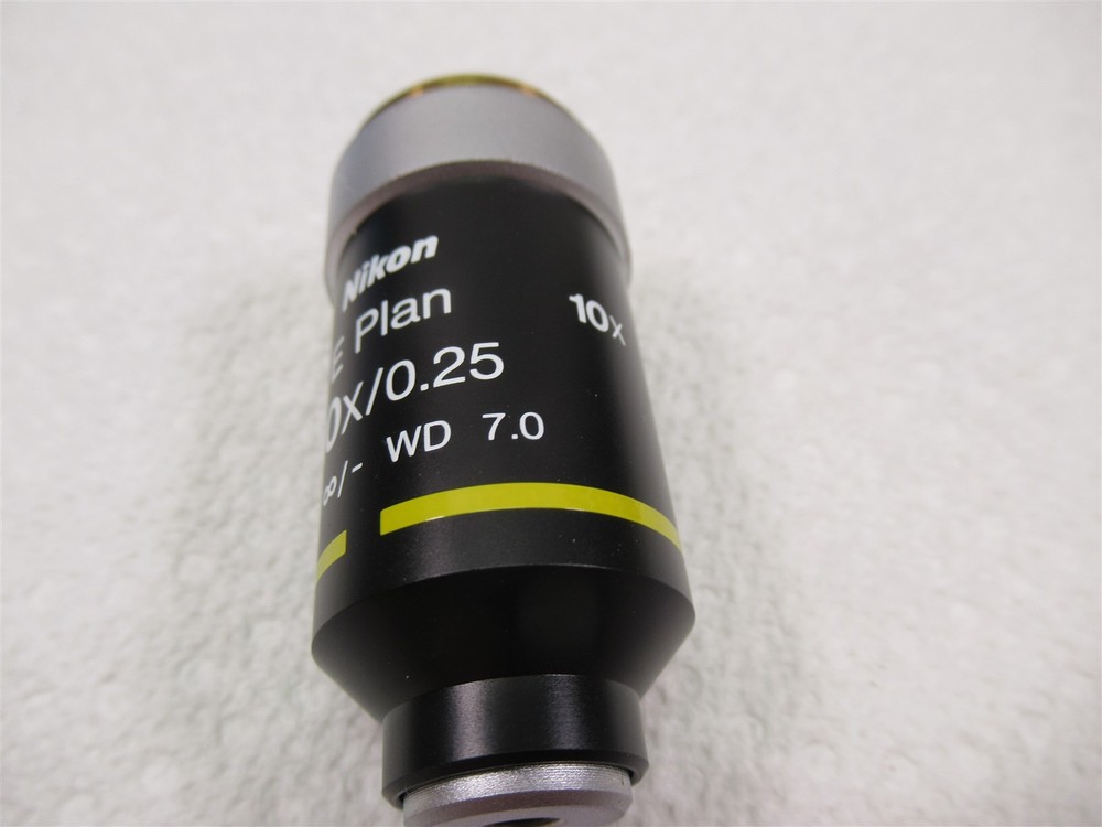 Nikon Eclipse E Plan 10x Microscope Objective Lens WD 7.0 0.25