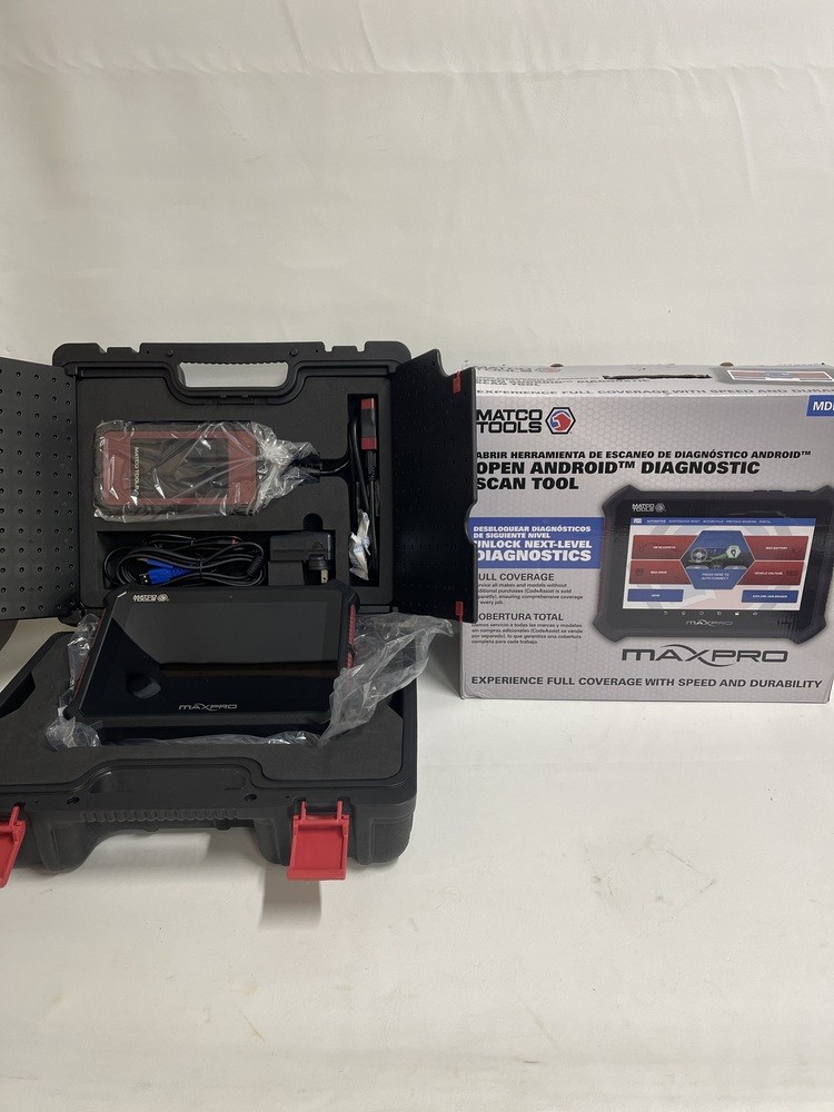 Matco Tools Model MDMAXPRO Scanner w/Case and Box