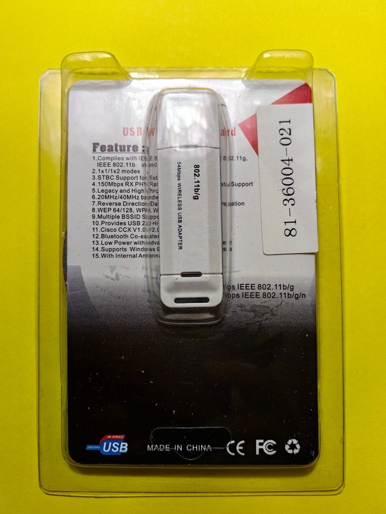 USB Wifi LAN card adapter