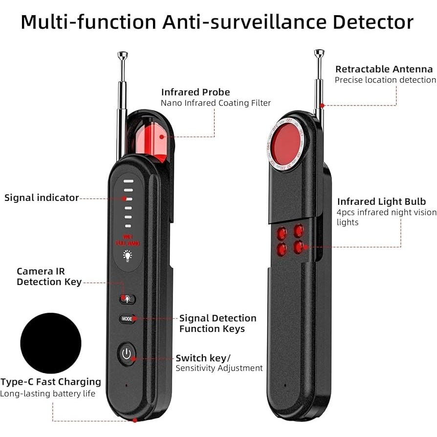 Hidden Camera Detector - 2025 Camera Detector, Hidden Device GPS
