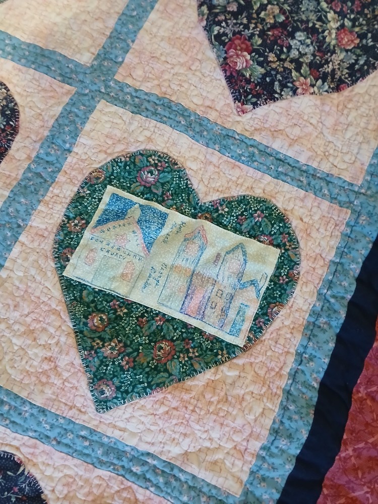 Hearts Quilt Full Sz.