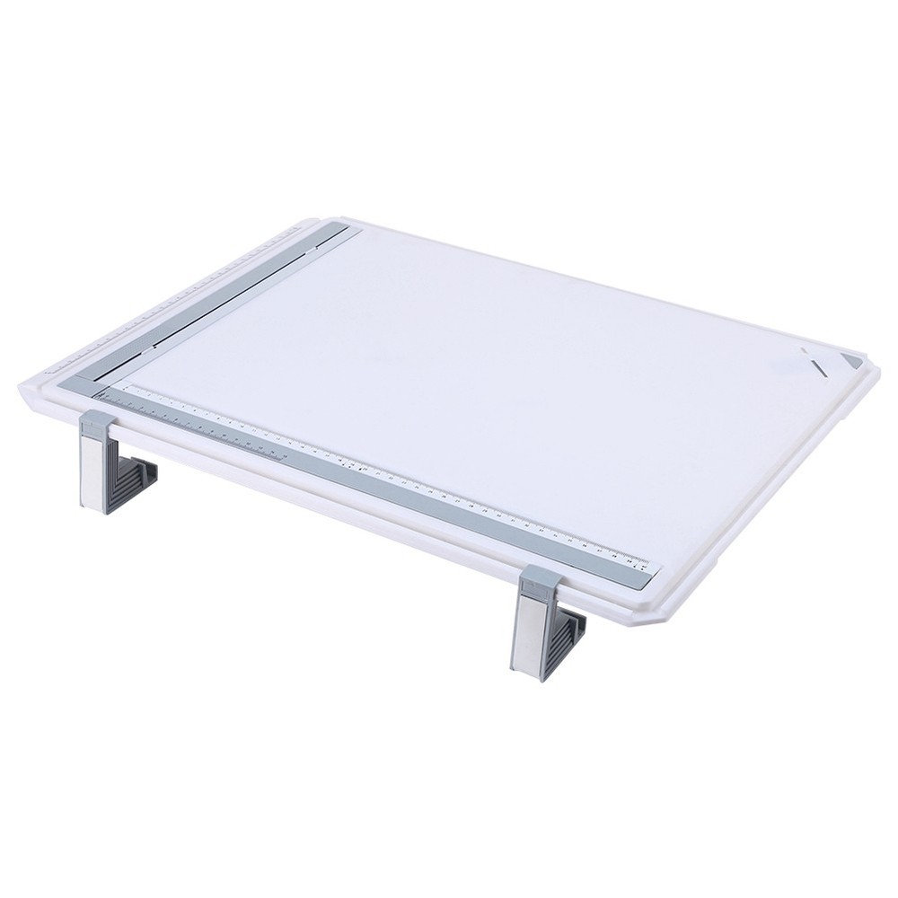 Multifunctional A3 Drawing Board Table With Adjustable Angle Rulers
