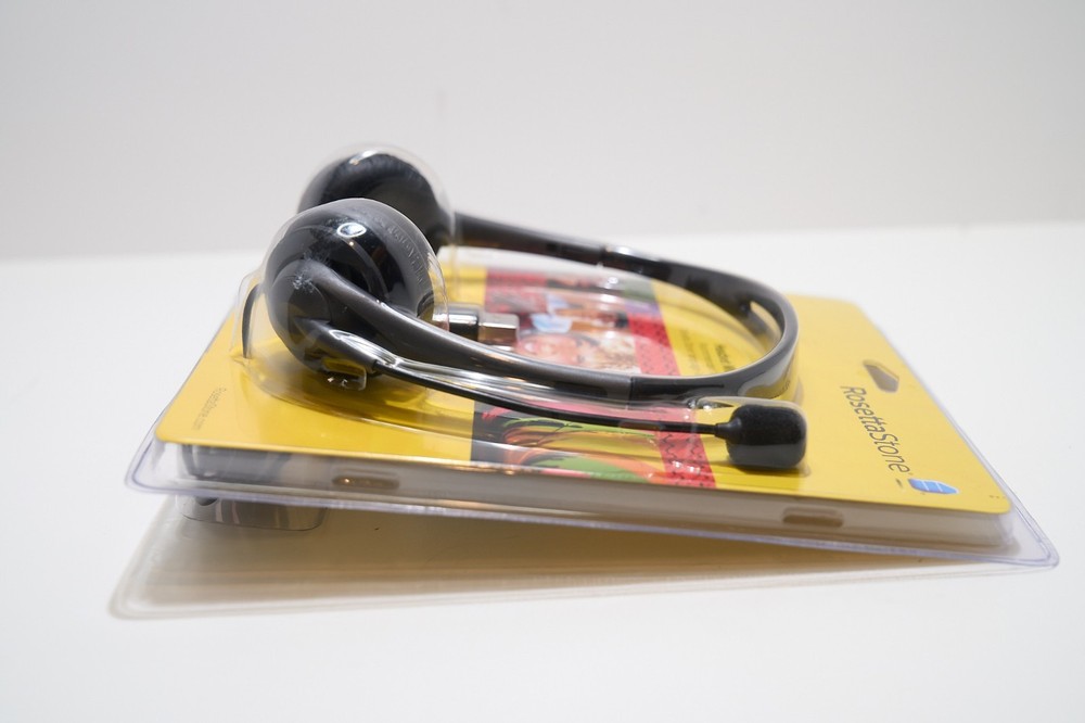 Rosetta Stone Headset Microphone USB For Language Learning Software