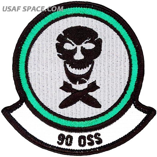 USAF 90th OPERATIONS SUPPORT SQ - OSS - 321st MS -Minuteman III - ORIGINAL PATCH
