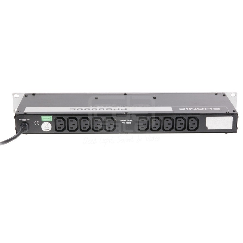 Phonic PPC9000E Power Conditioner with Light Modules