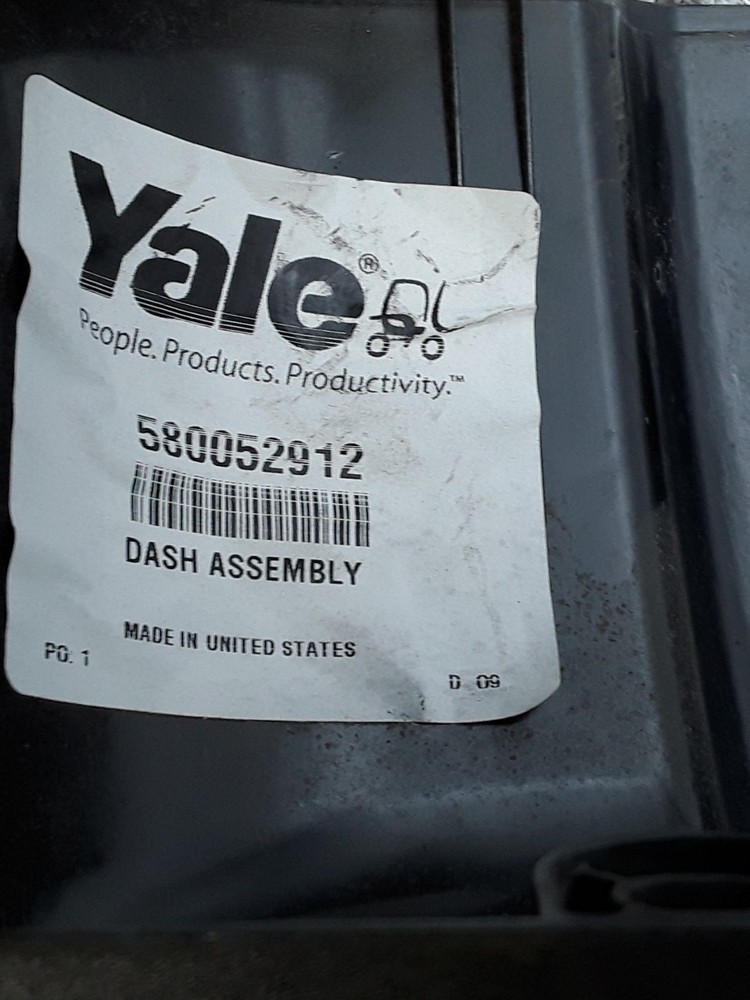 Yale 580052912 Dash Assembly