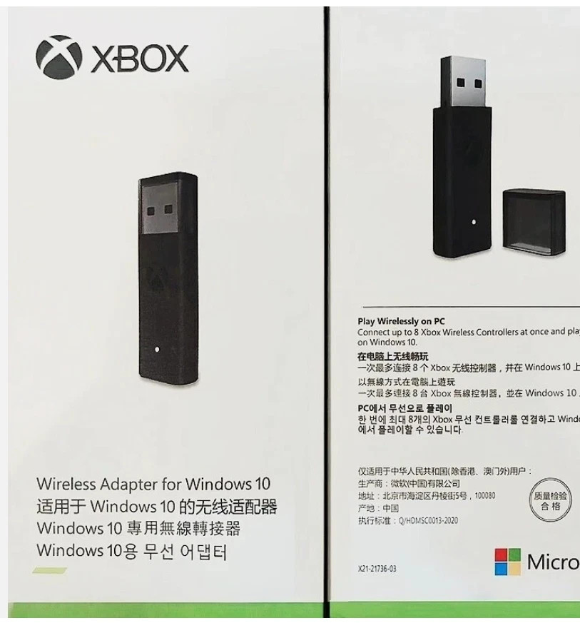 OEM Microsoft Xbox One Wireless Controller Adapter for Windows PC Brand New