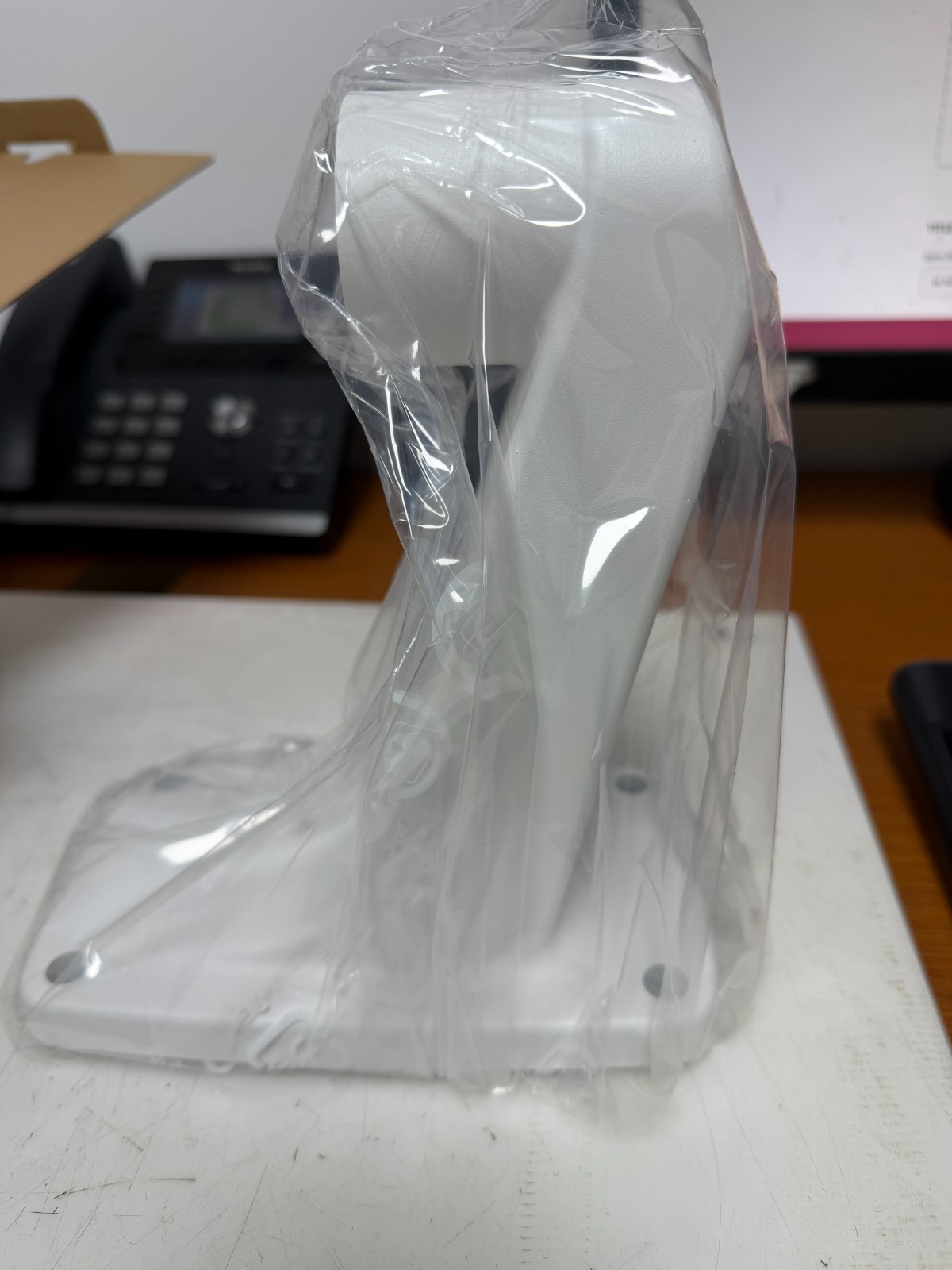 👀NEW HANWHA TECHWIN WHITE WALL MOUNT BRACKET FOR SMART DOME CAMERA SBP-300WMW1