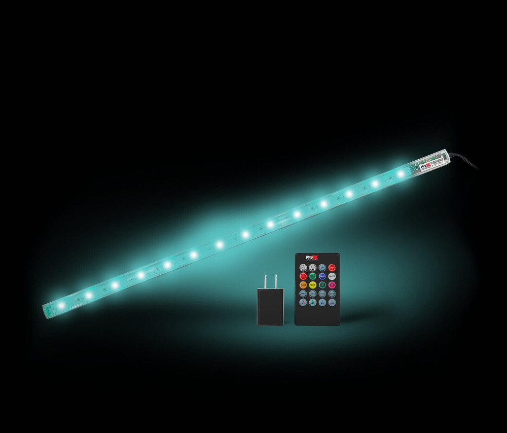 ProX RGB DJ Accent LED Light -USB Power - RF Wireless Remote