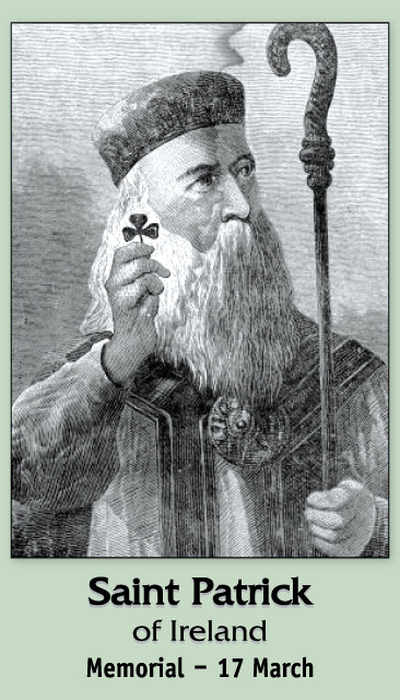 St. Patrick LAMINATED Prayer Card, 5-Pack