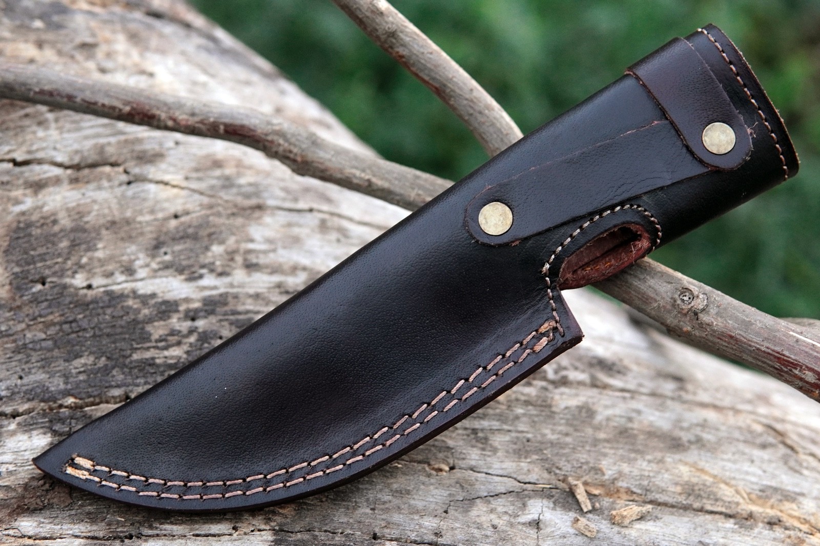 GENUINE LEATHER HANDMADE KNIFE SHEATH FIXED BLADE KNIFE HOLSTER
