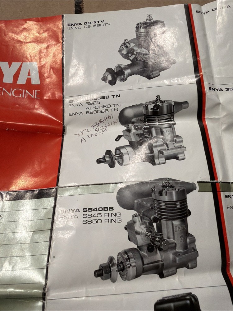 enya Model Engine poster READ