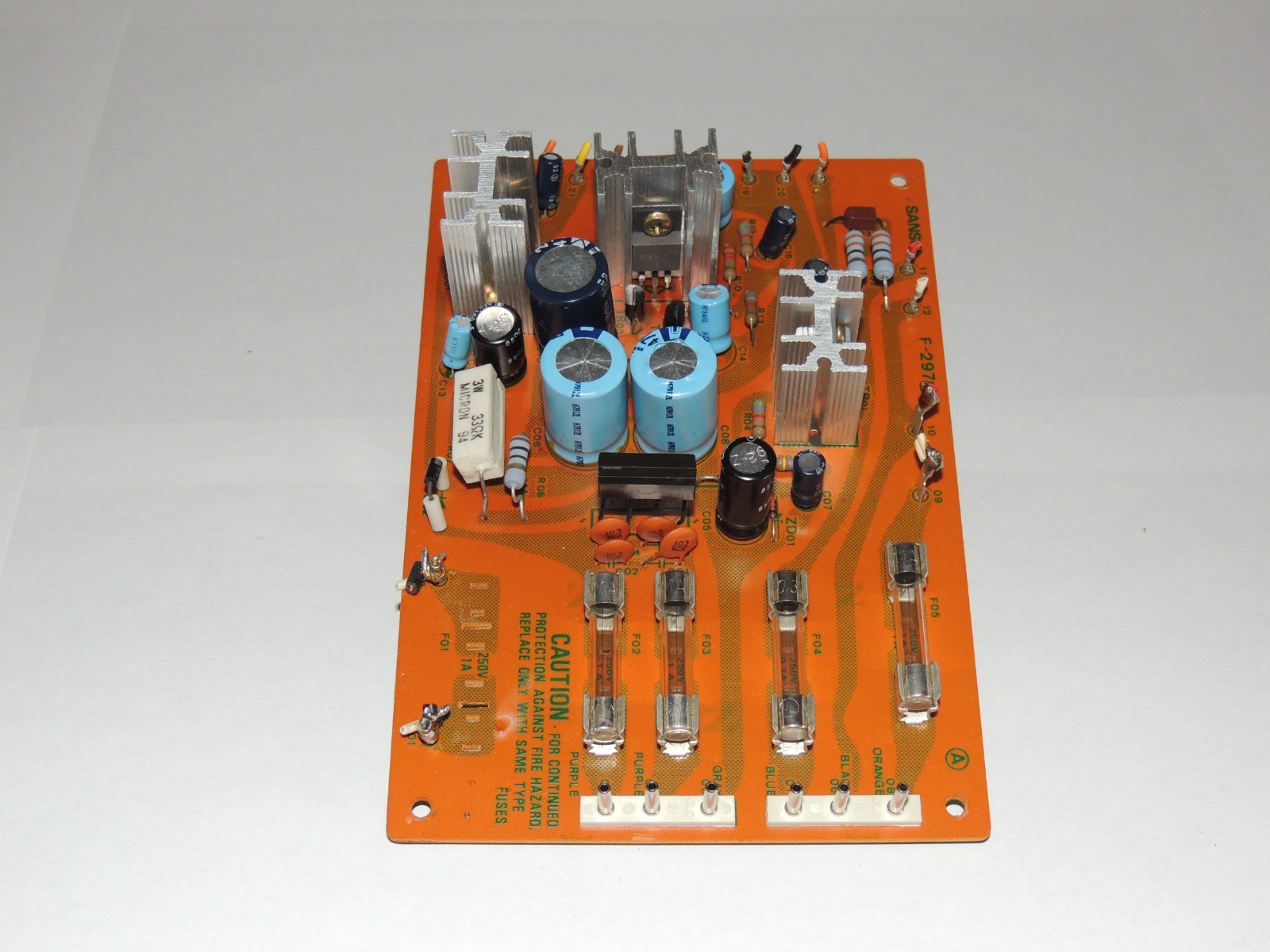 Sansui TU-719 Power Supply Assembly 7503251 & F2976