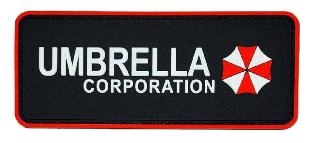Resident Evil Umbrella Corporation Patch {PVC Rubber-Hook]