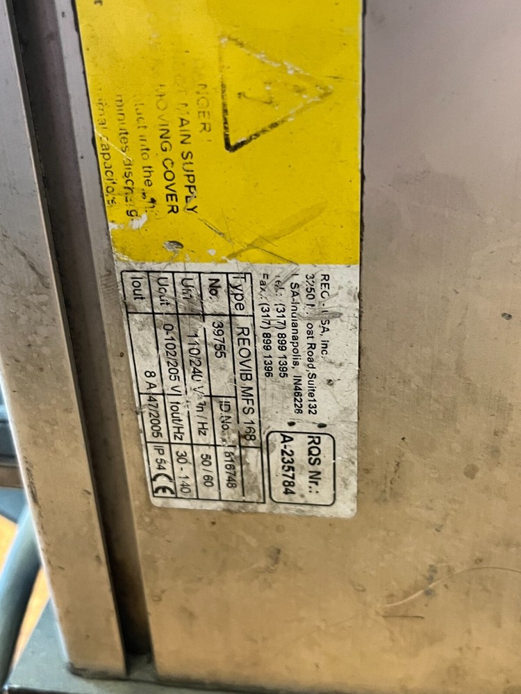 REO REOVIB MFS 168 Variable Frequency Inline Controller 110/240VAC