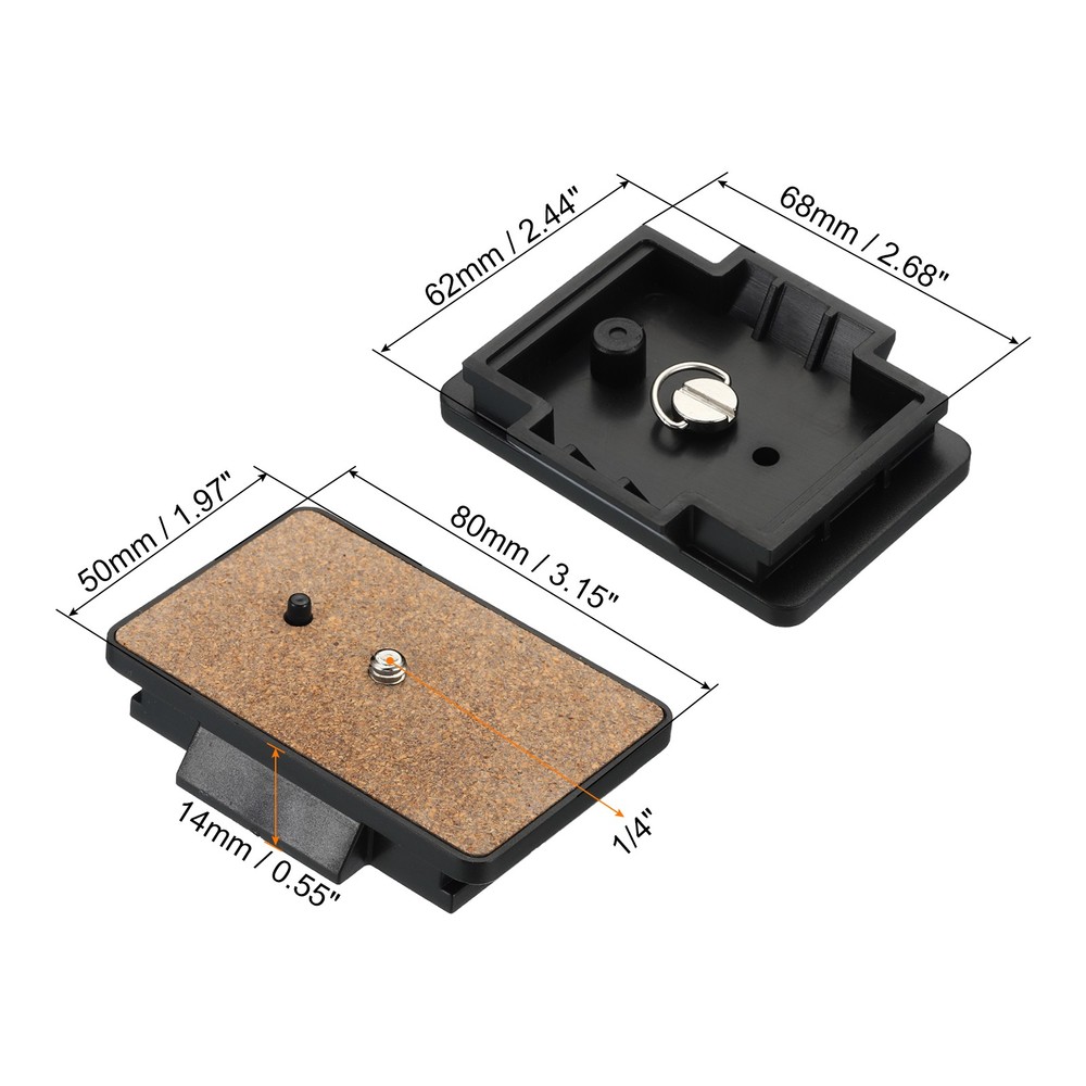 Tripod Quick Release Plate with D-Ring Screw Camera Adapter Mount Model 10