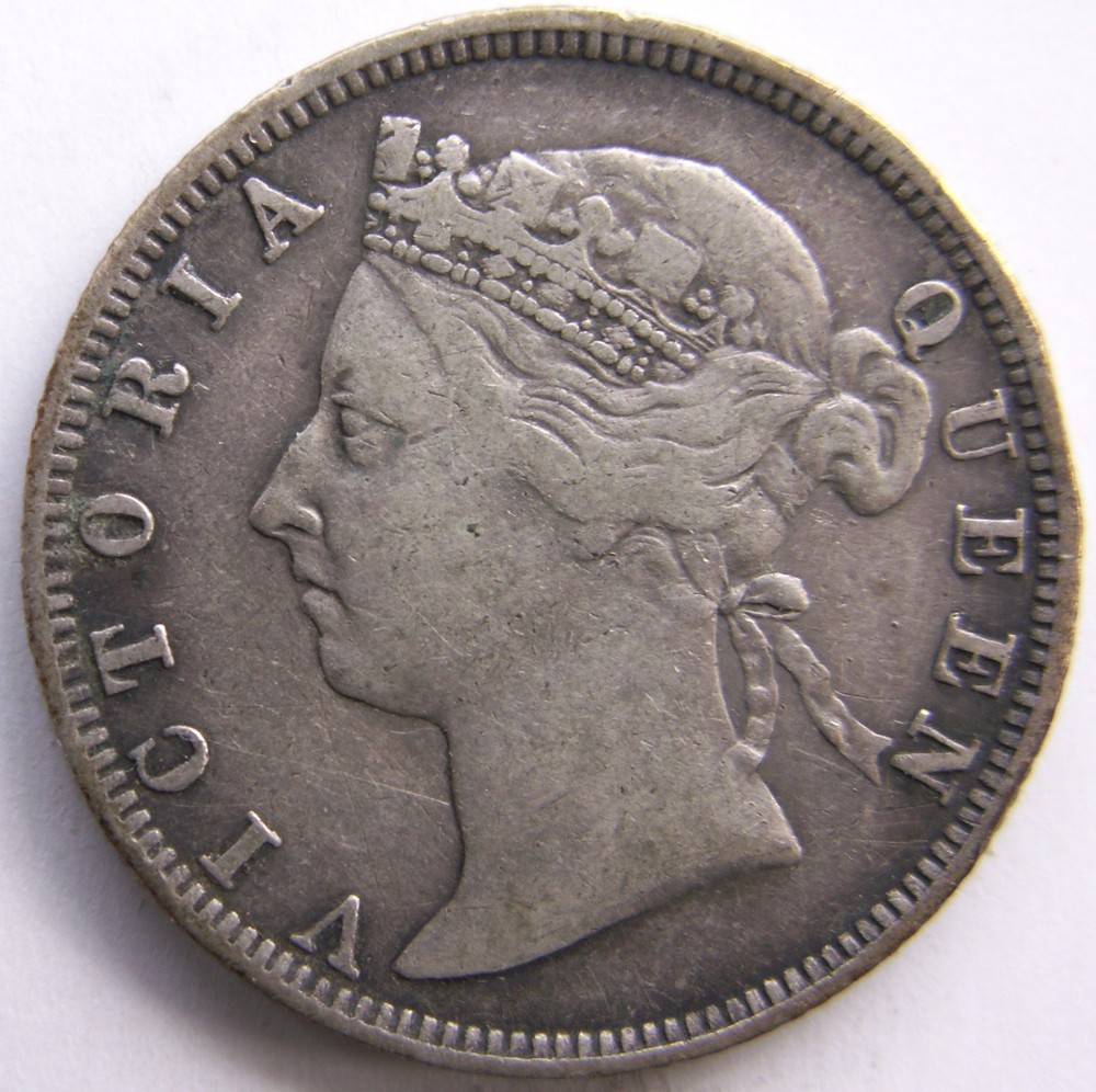 STRAITS SETTLEMENTS / SILVER 20 TWENTY CENTS 1898