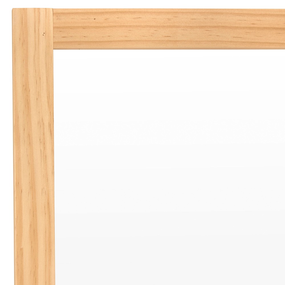 4 ft. Short Clear Plastic Partition Natural 3 Panel