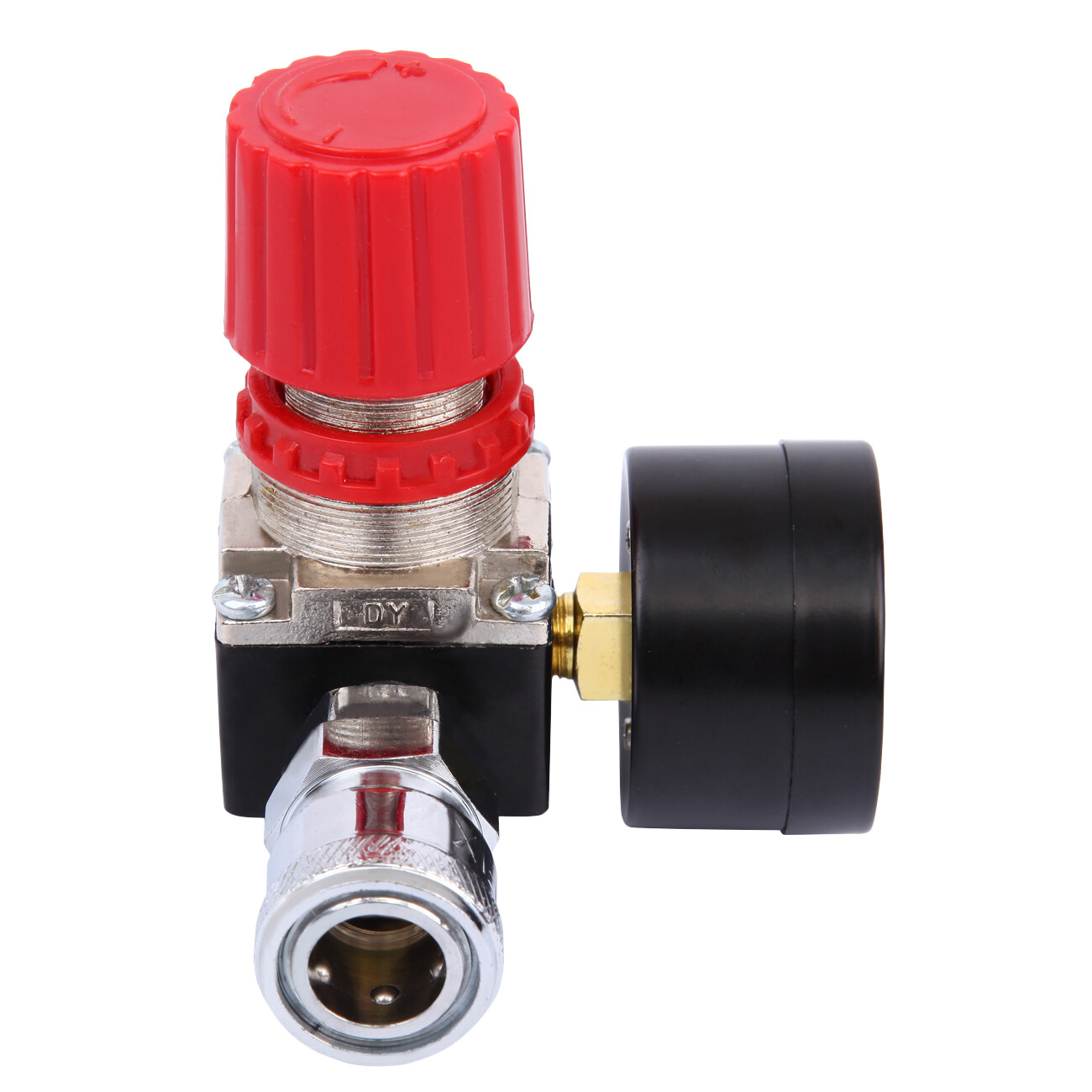 1/4" 175PSI Air Pressure Regulator For Air Compressor System Pressure Gauge