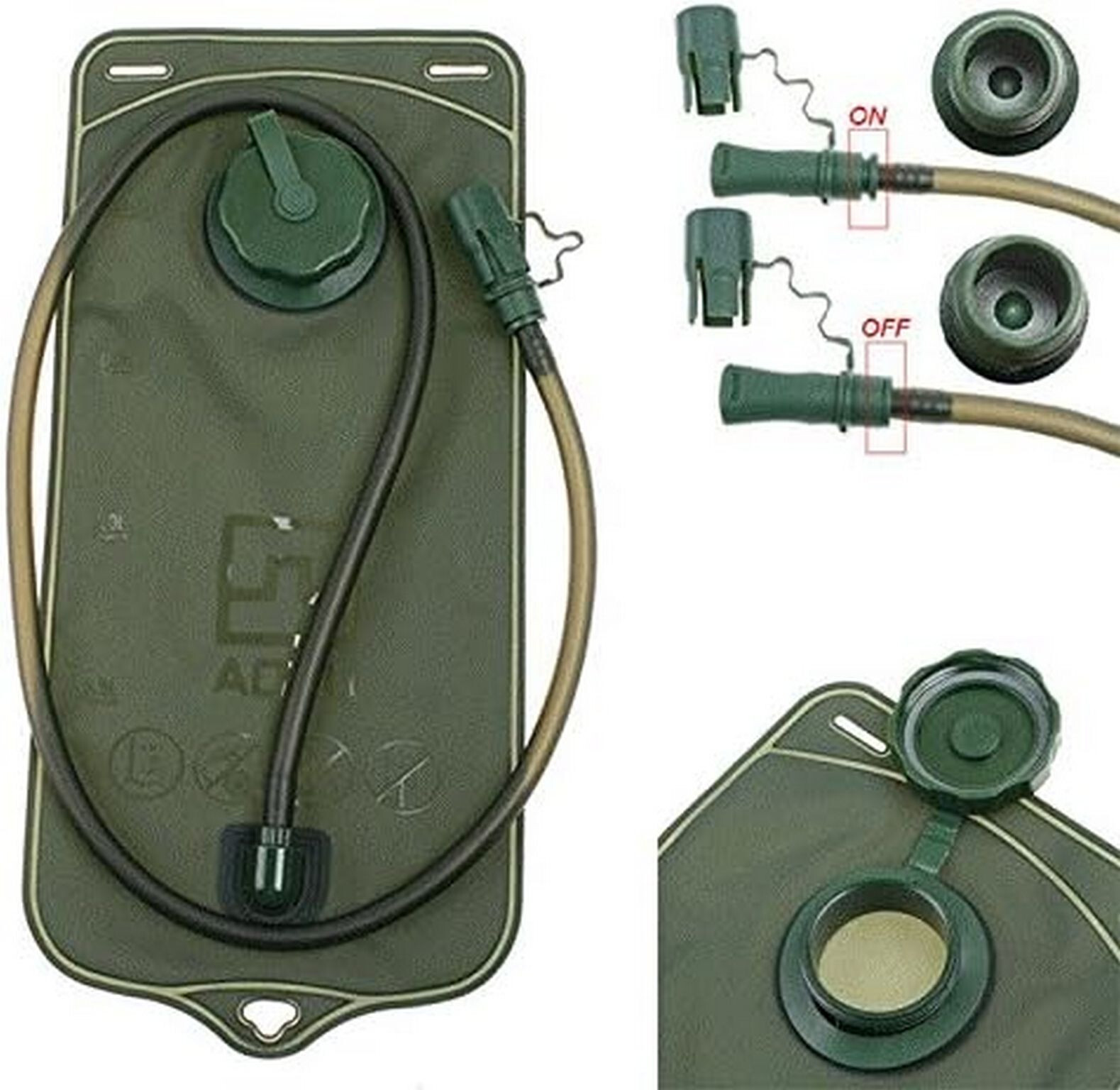 Tactical Scorpion Gear 2.5L Water Bladder Fits: Camelbak