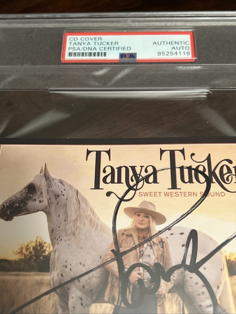 Tanya Tucker Signed cd Booklet PSA!!