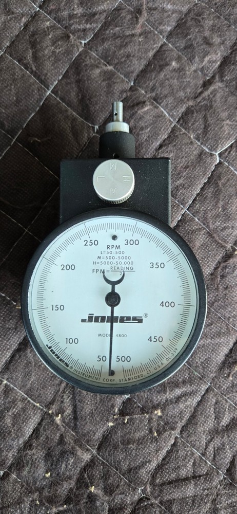 Jones Portable Hand Tachometer Type 4800